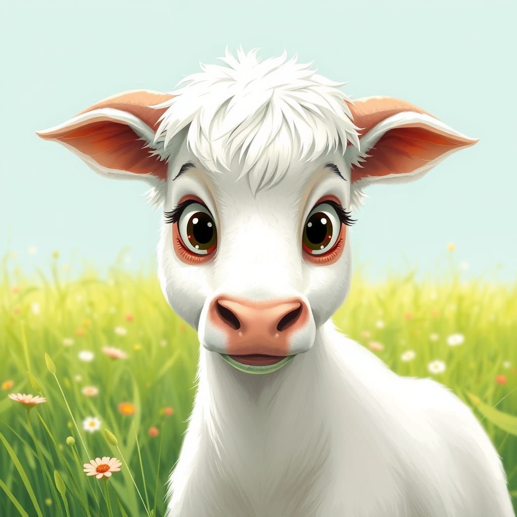 Animated Sheep in Quentin Blake Style