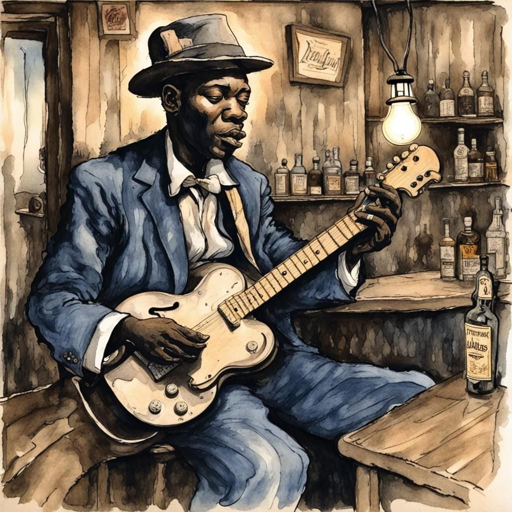 blues guitarist Robert Leroy Johnson