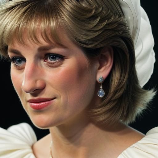 Elegant Portrait of a Woman in a Royal Dress