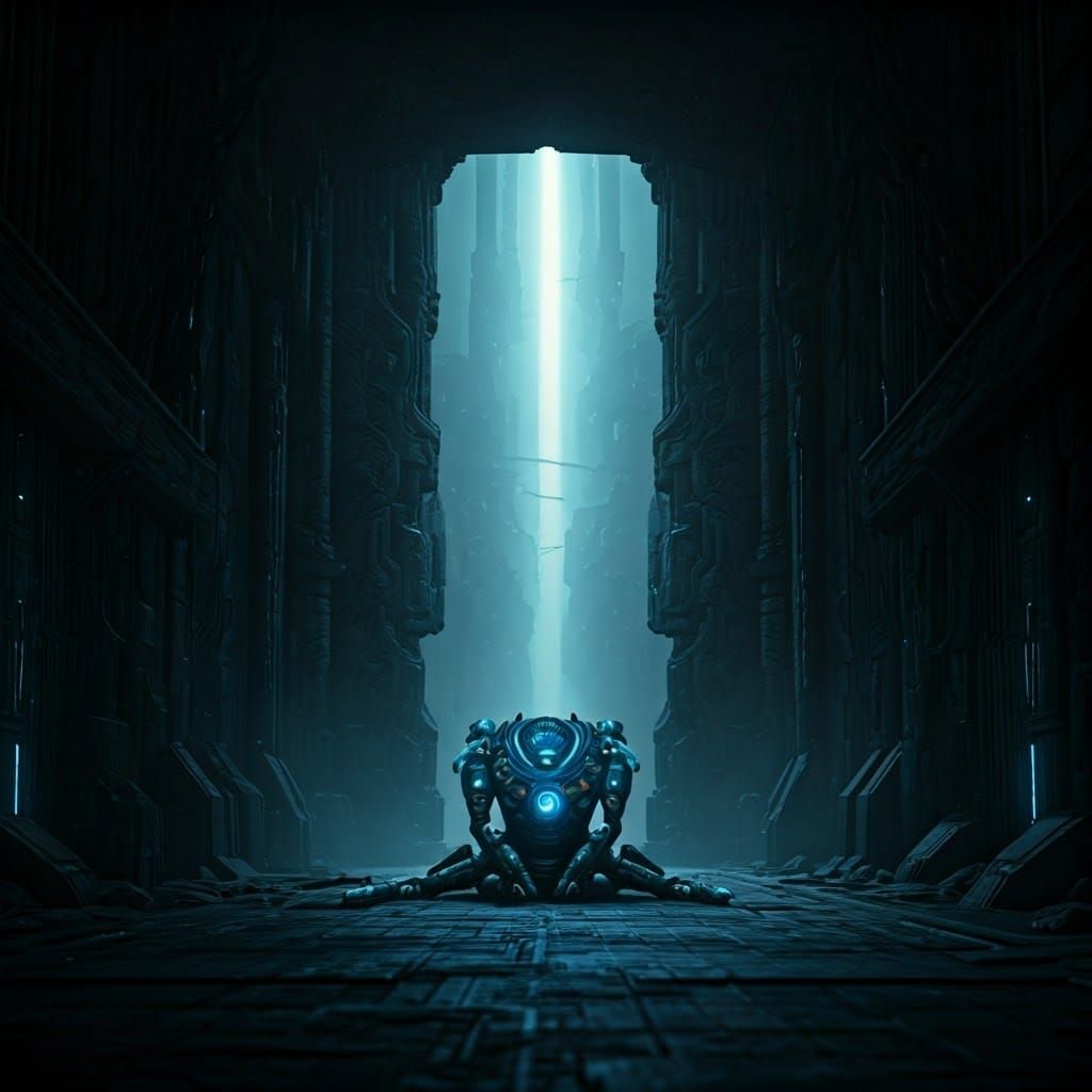 Quadraxis in Sanctuary Fortress: Cinematic Sci-Fi Ambiance