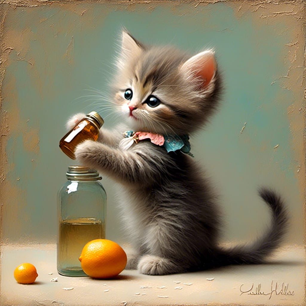 Kitten Cared For: Bottle Feeding with Dynamic Lighting