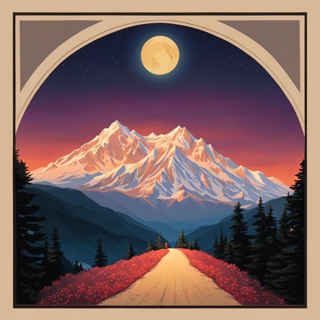 Mount Olympus at Dawn: A Goddess's Awakening