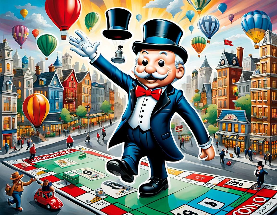Mr. Monopoly in Living Board City