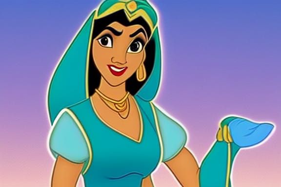Jasmine from Aladdin: Adult Actress Reimagining