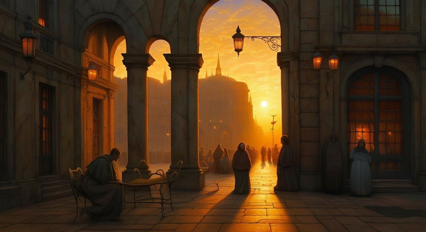 Oil Painting in the Style of James Gurney