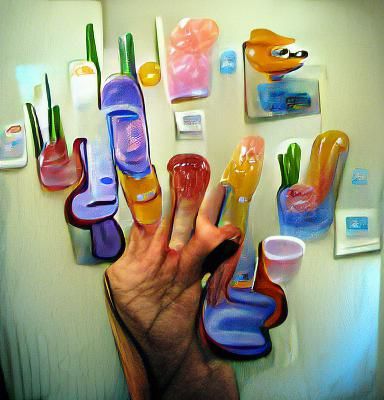 Dissolving Hand: A Study in Transience