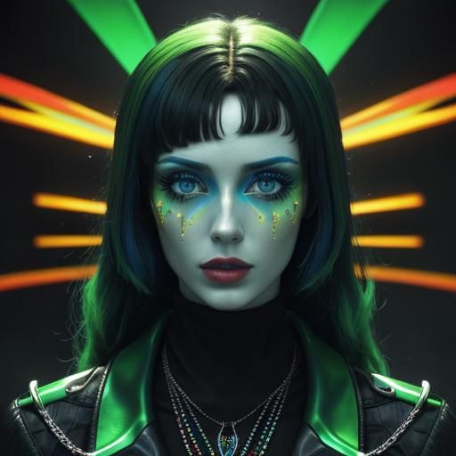 Psychedelic Surrealism in Vibrant 3D