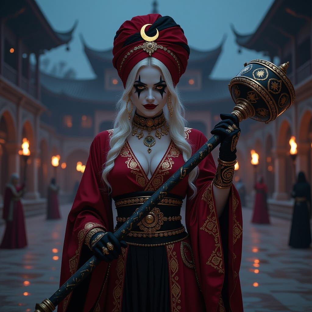 Harley Quinn as Ottoman Chaos Courtesan