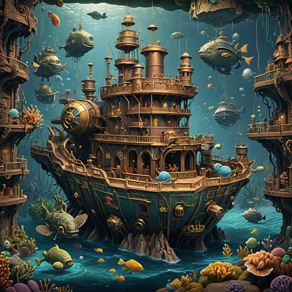 20,000 Leagues Under the Sea Pop-Up Book