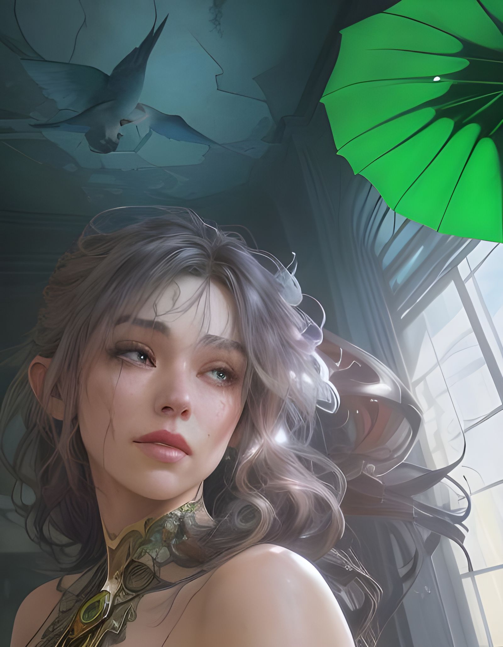 Melancholic Waltz in Vienna: Surreal AI Art