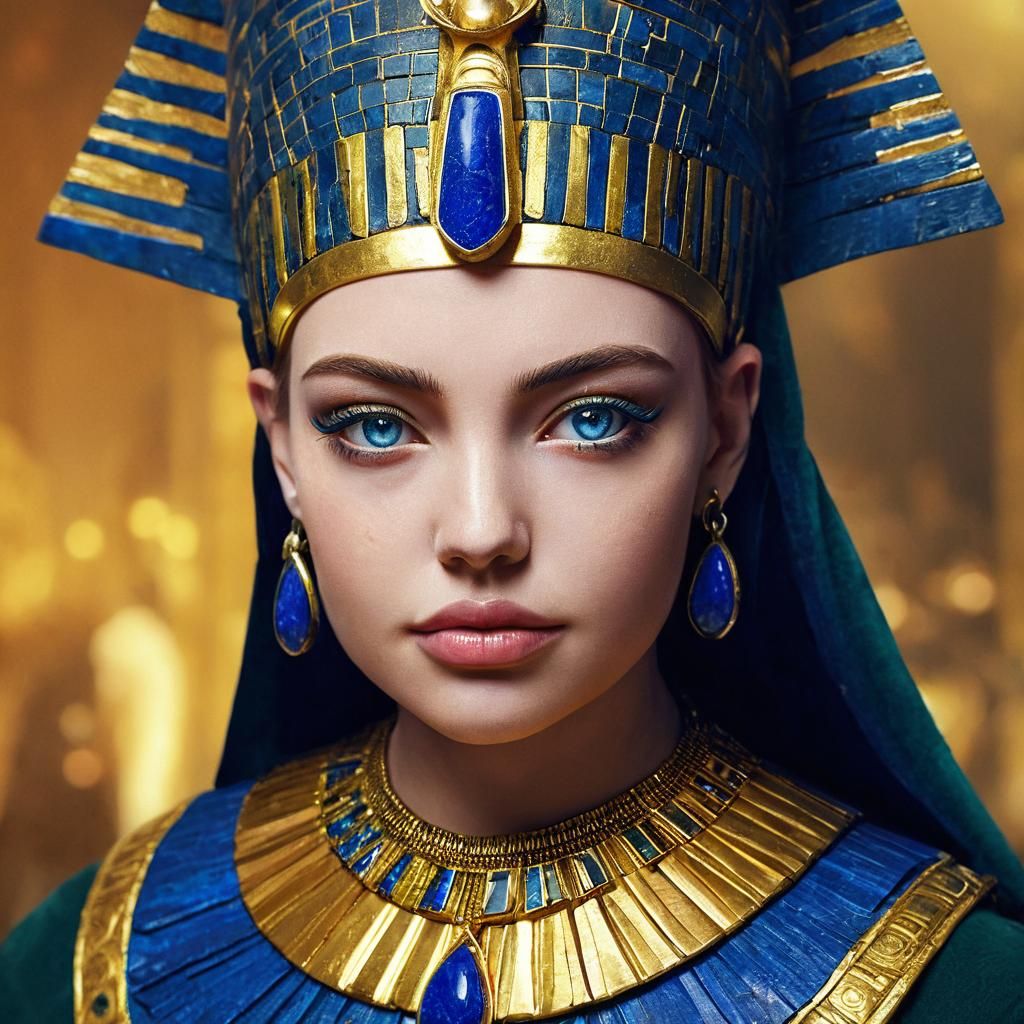 Cleopatra as Egyptian Queen: Concept Art Portrait