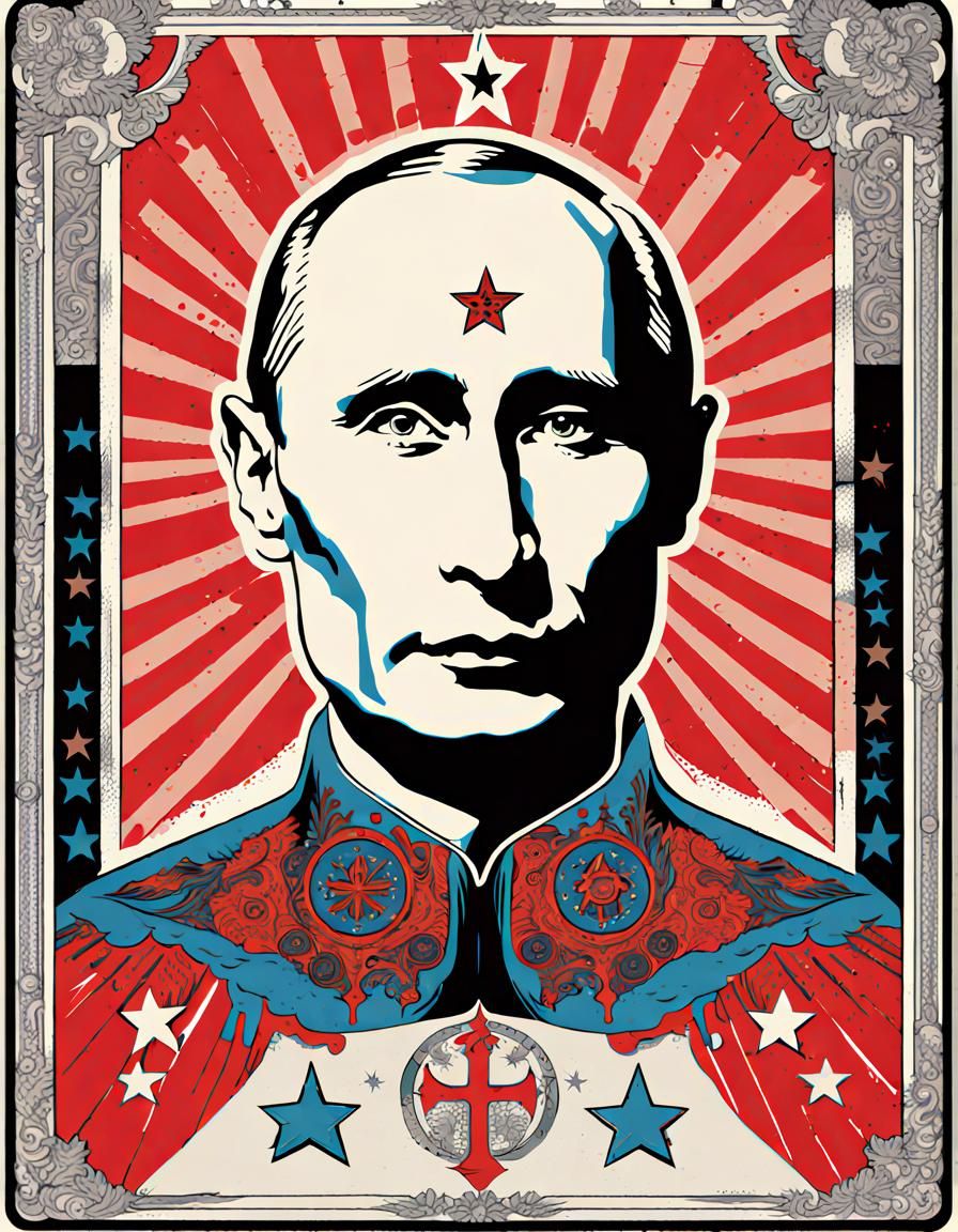 Pop Art Emperor: Modern Tarot Card Portrait