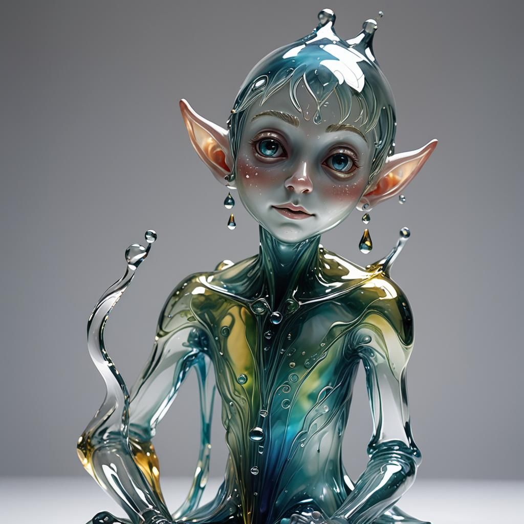 Melting Glass Elf: A Study in Fragility