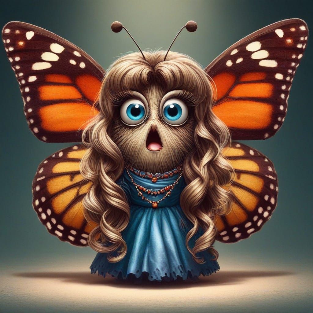 Confused Butterfly Image