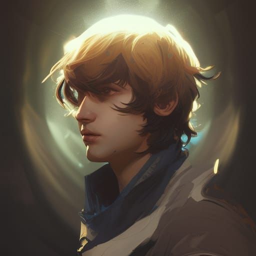 Nico Di Angelo Portrait in Hyperdetailed Digital Art