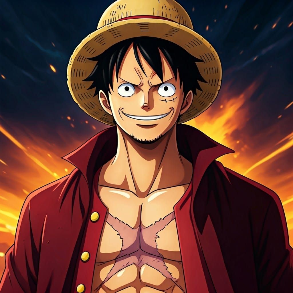 Luffy, the Unyielding Pirate Captain