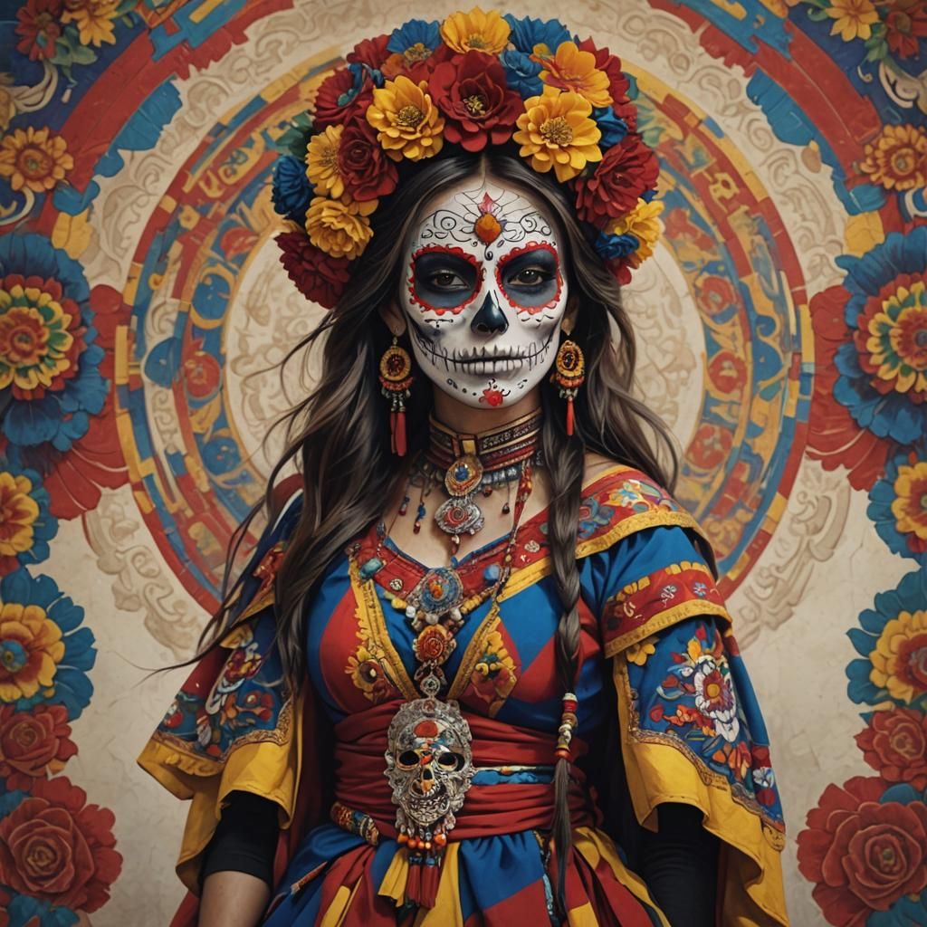 Sugar Skull Woman #125