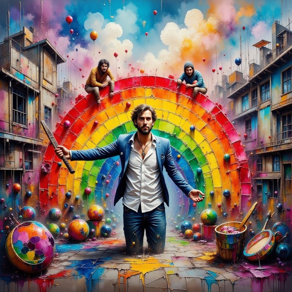 LGBTQA Pride Month Rainbow Celebration