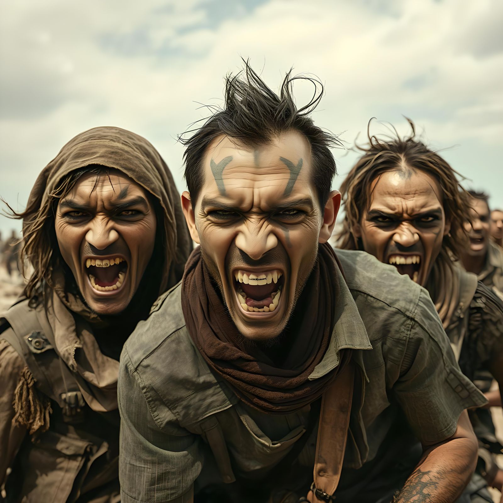 Menacing Figures Approaching with Threatening Intent