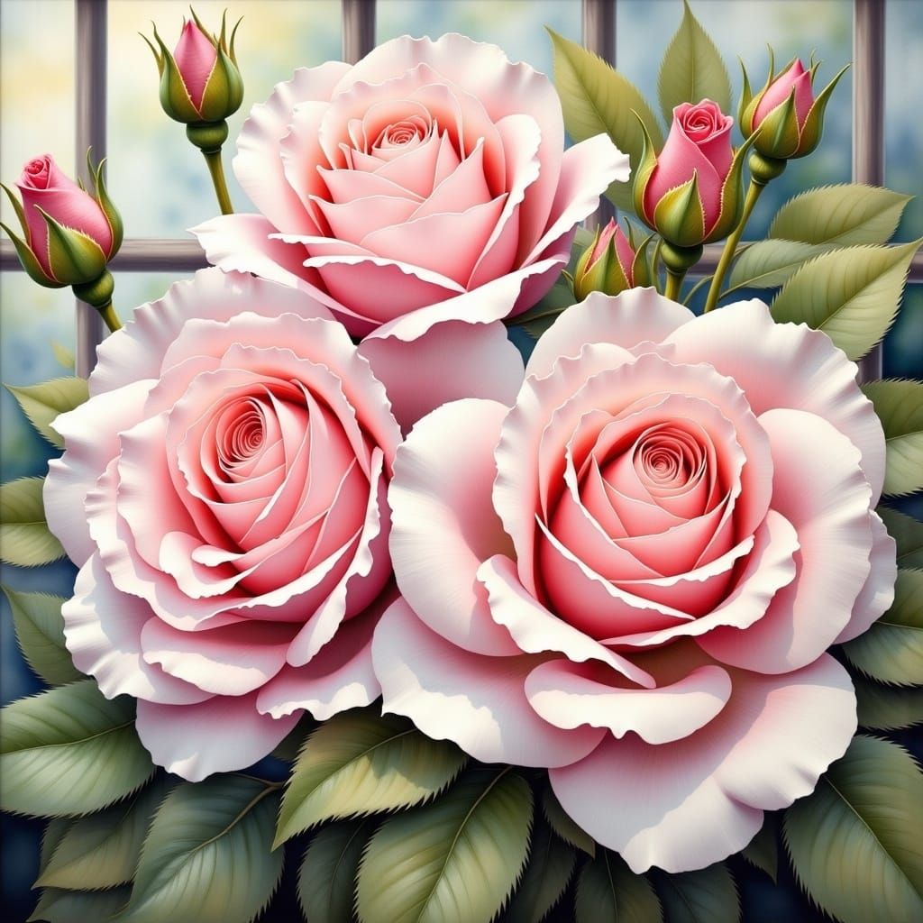 💕🥀🌺"Just like pink roses, love blooms in the most beautiful ways."  🌸💞