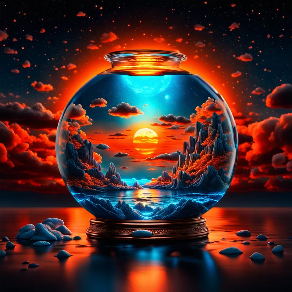 Faberge Style Bioluminescent Freedom Day