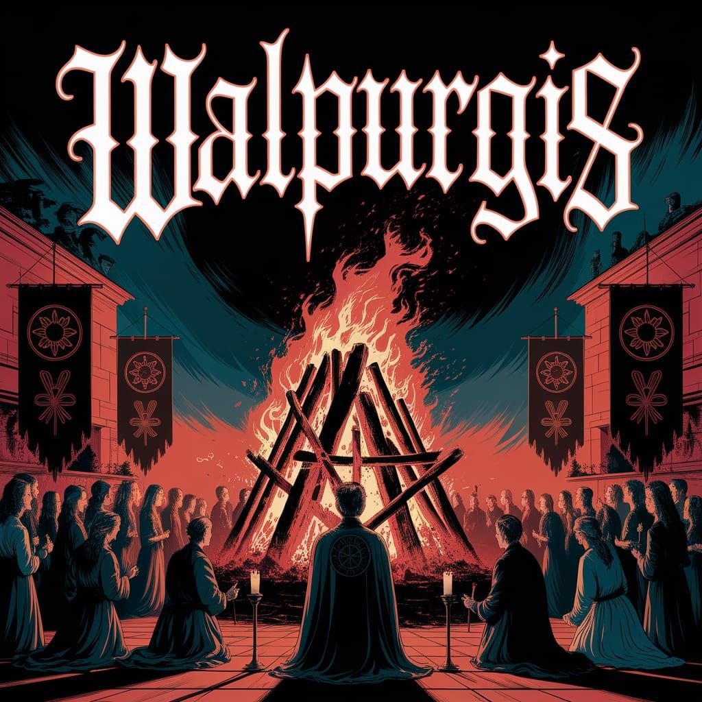 Walpurgis Night: Dark Gothic Artwork of Witches' Sabbath