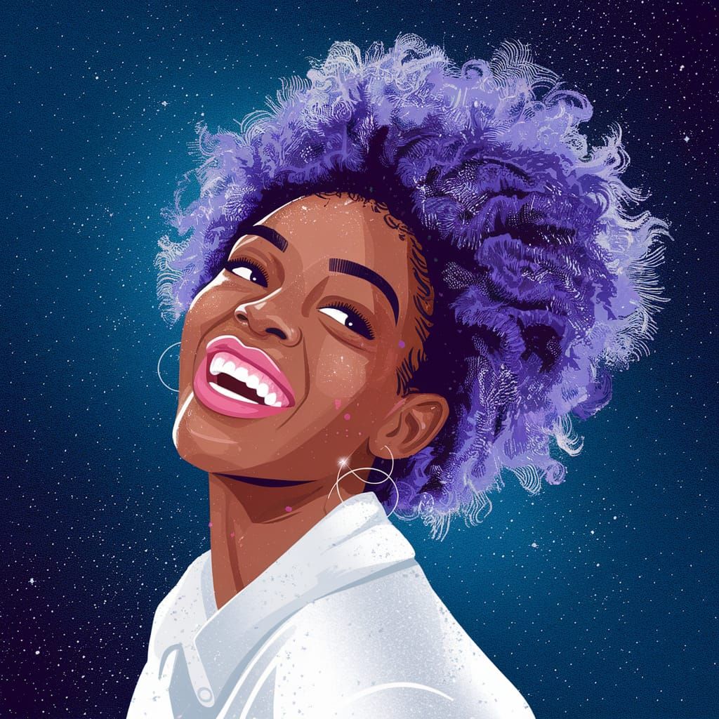 Abstract Cosmic Texture in Cobalt and White