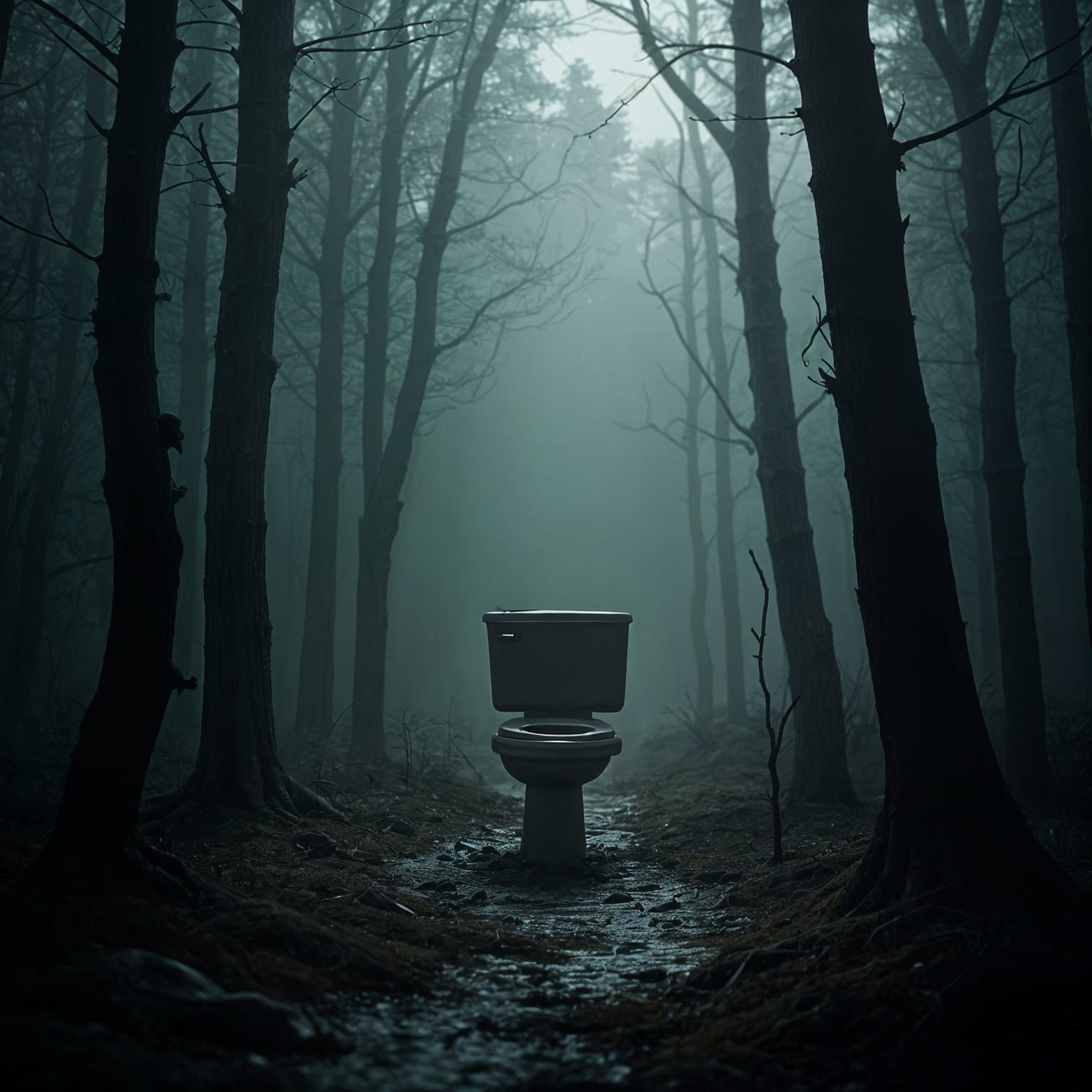 Sinister Skibidi Toilet Emerges from Mist