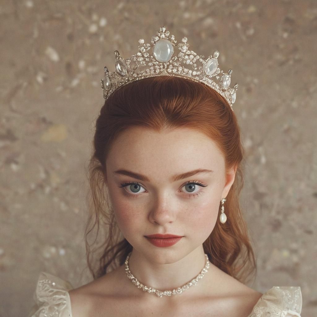Sadie Sink as 1960s Disney Princess