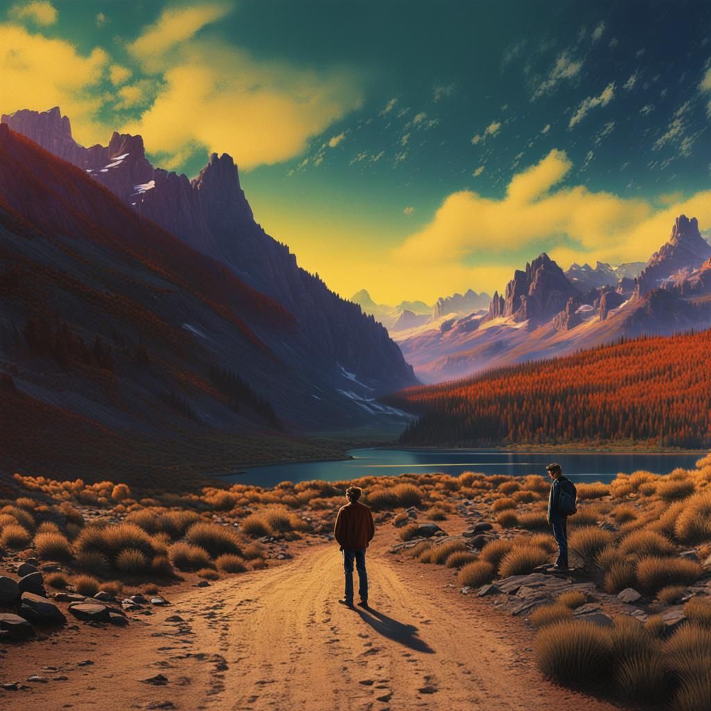 River Phoenix in My Own Private Idaho: Detailed Matte Painti...