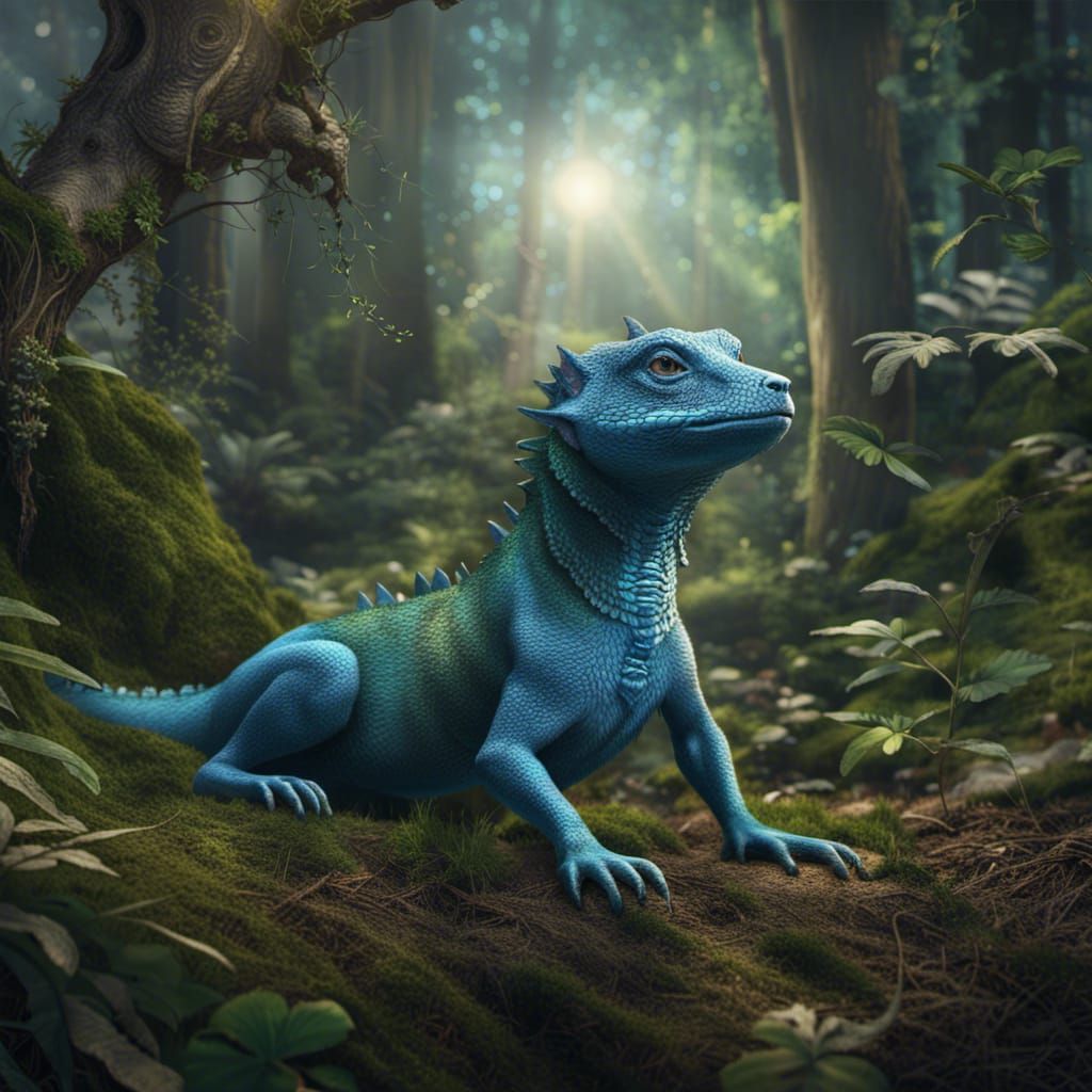 blue dog lizard hybrid