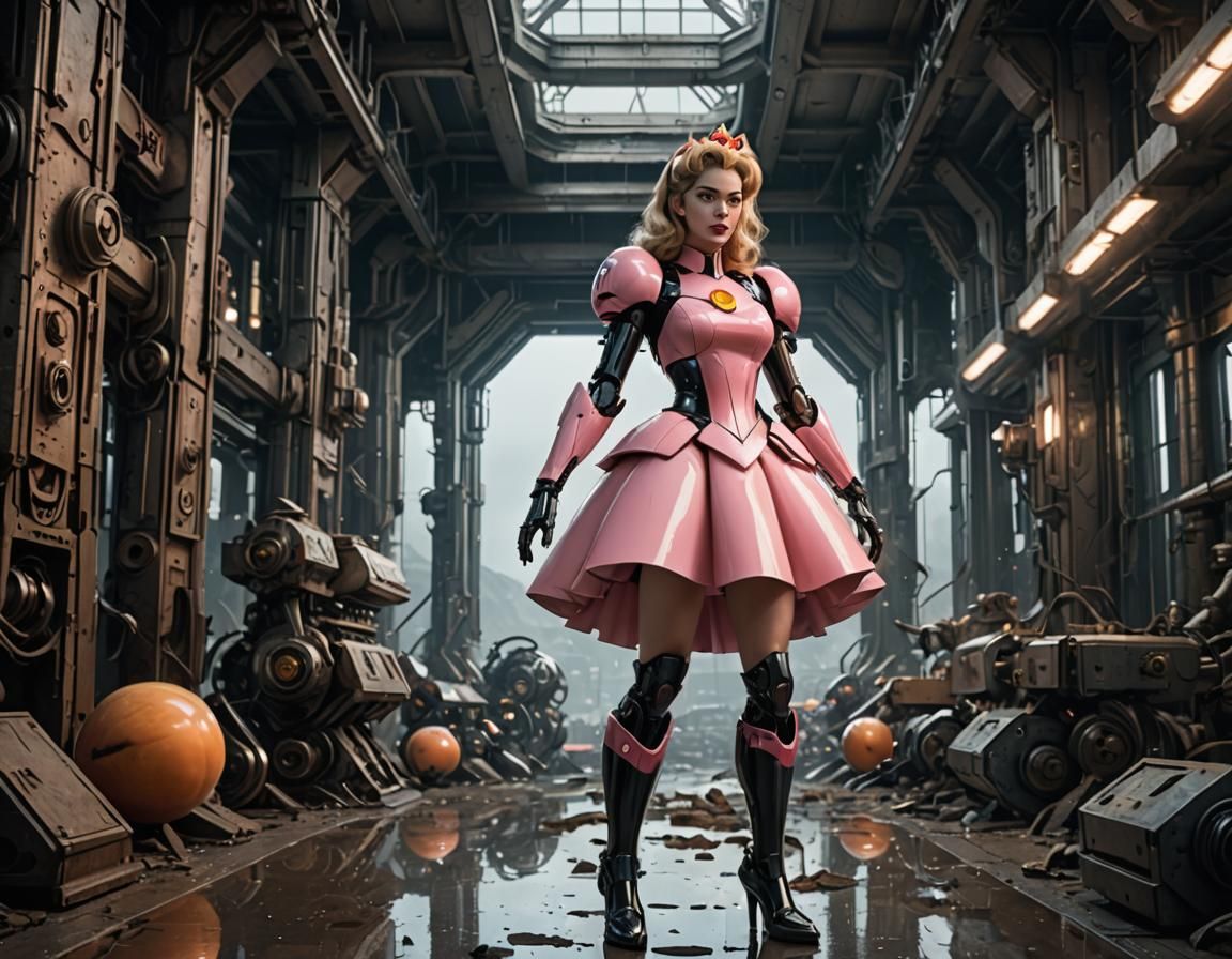 Robot Princess in Latex: A Digital Matte Painting