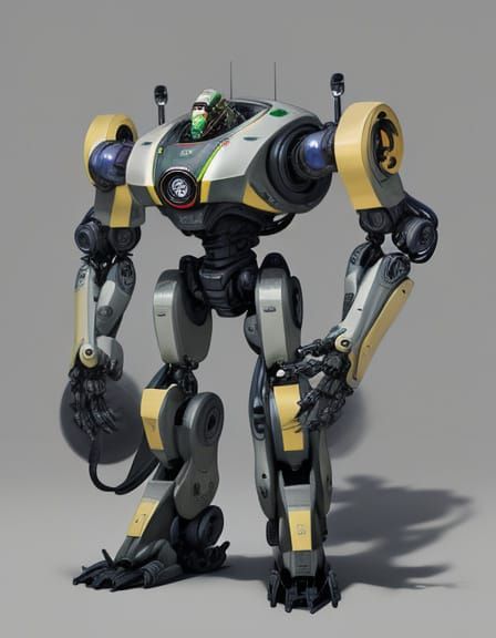 Robot Burlesque AI Image