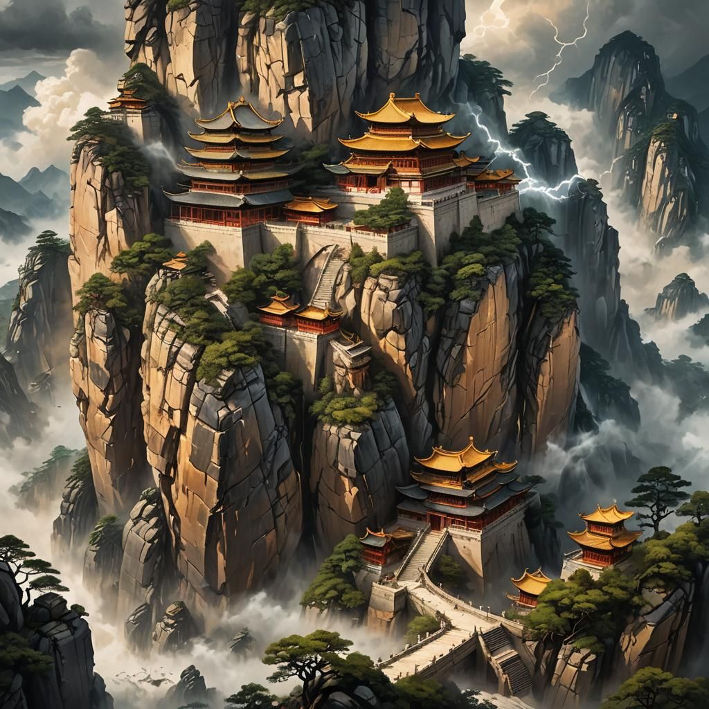Shaolin Temple Kung Fu Fantasy Landscape
