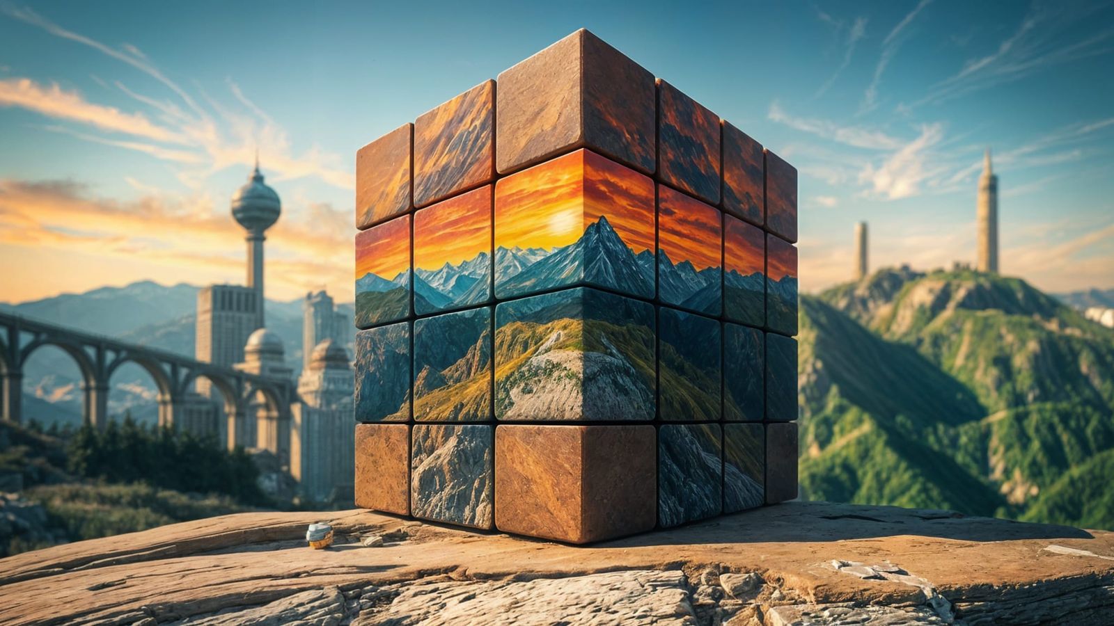 Breathtaking Rubik's Cube Masterpiece
