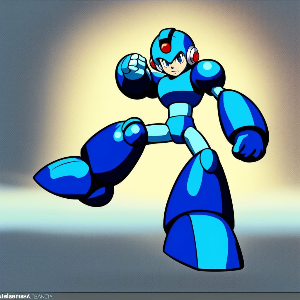 Mega Man AI Image