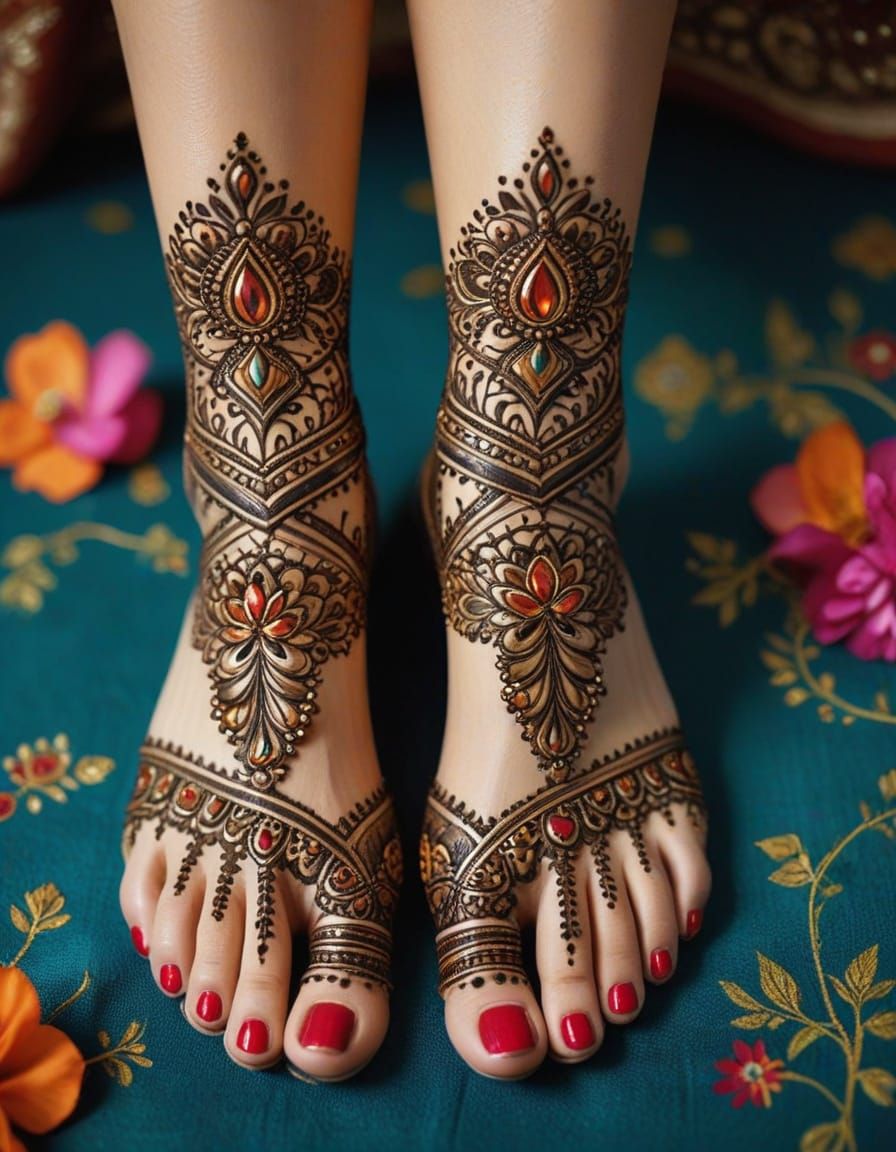Bridal heena design