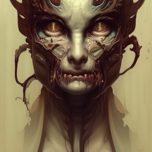 Adorable Horror Monster Portrait in Ultra Realism