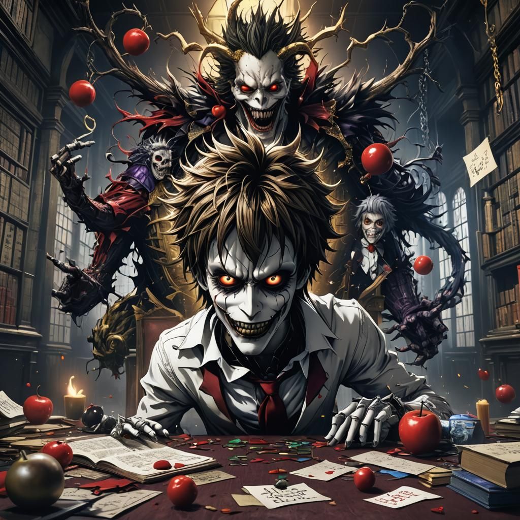 Death Note on Joker: Detailed Matte Painting