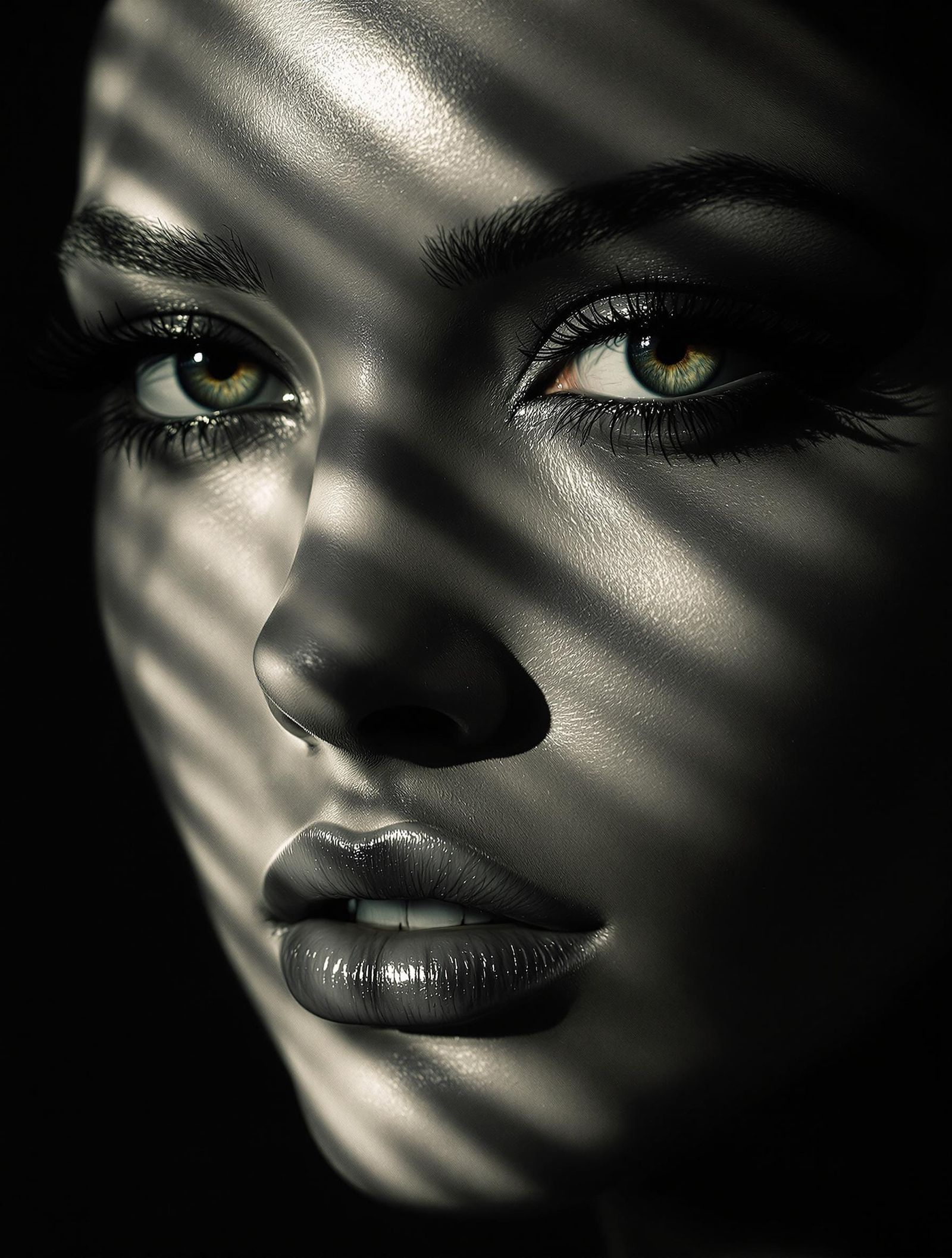 Intense Portrait Captures Shadows and Light
