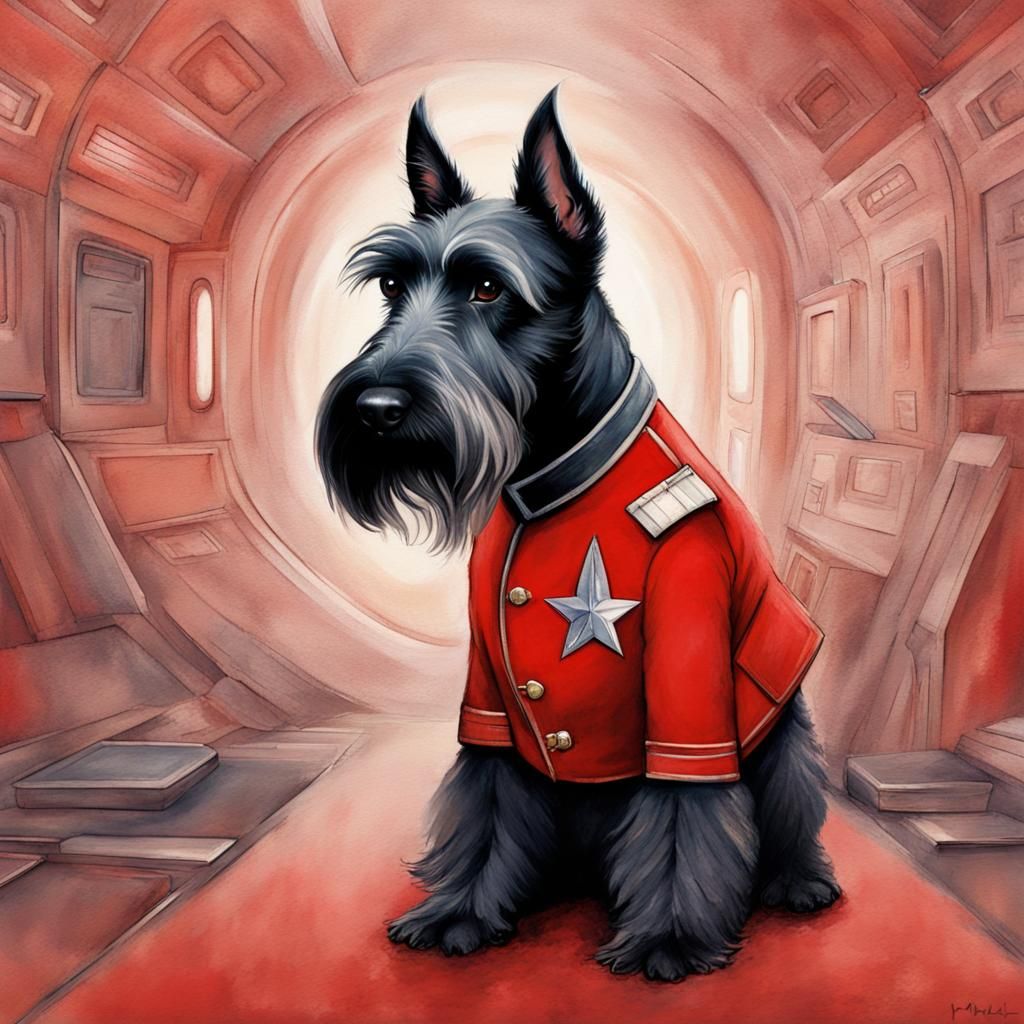 Space Terrier  . . . Scottish Terrier