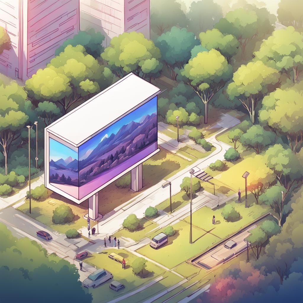 Isometric Brazilian Park Cutaway Concept Art