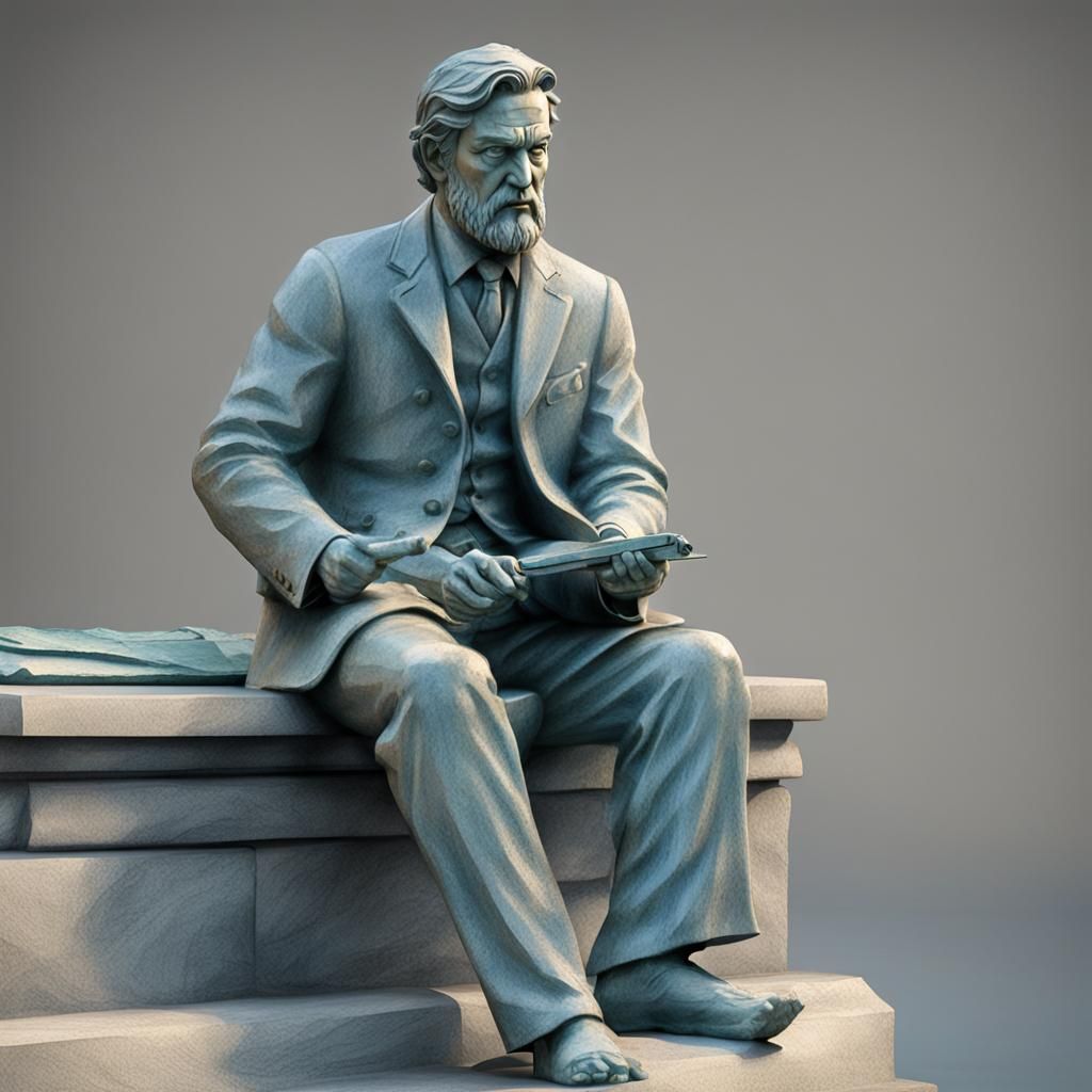 Animated Statue Brought to Life by AI