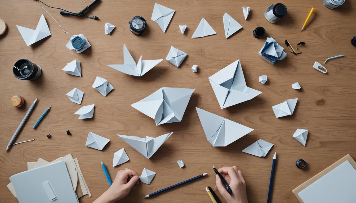 Repairing a Computer Monitor with Origami Paper