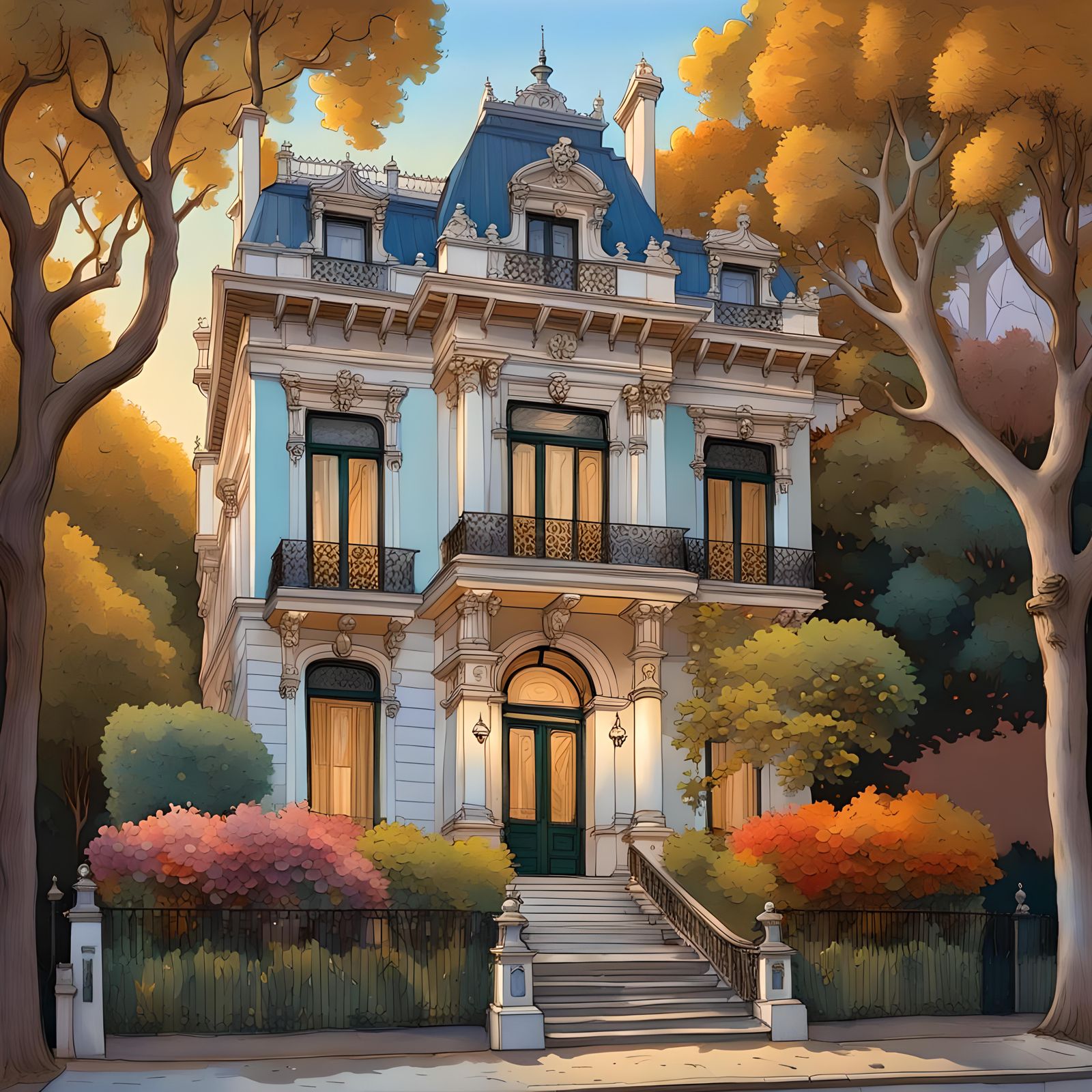 Intricate Second Empire Mansion in Buenos Aires