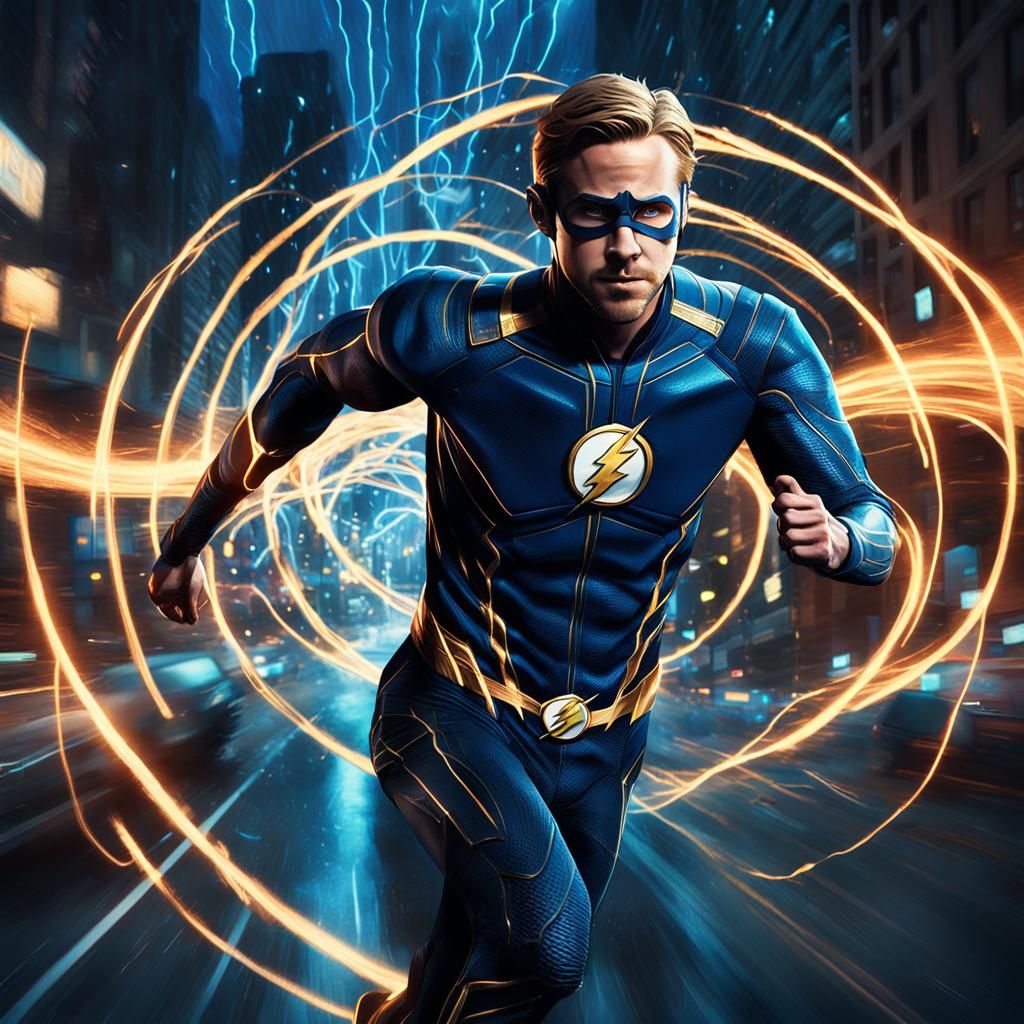 The Flash Runs Through Central City