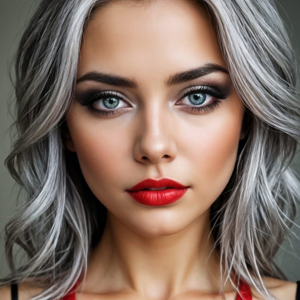 Luxurious Nighttime Portrait in a Futuristic Aesthetic