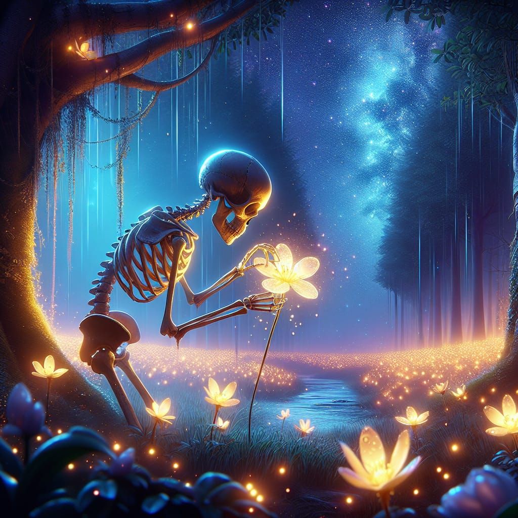 Flowers, Leaves and Bones