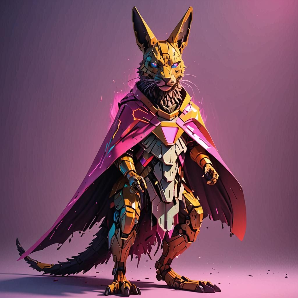 Neon Synthwave Explosion in Retro Style