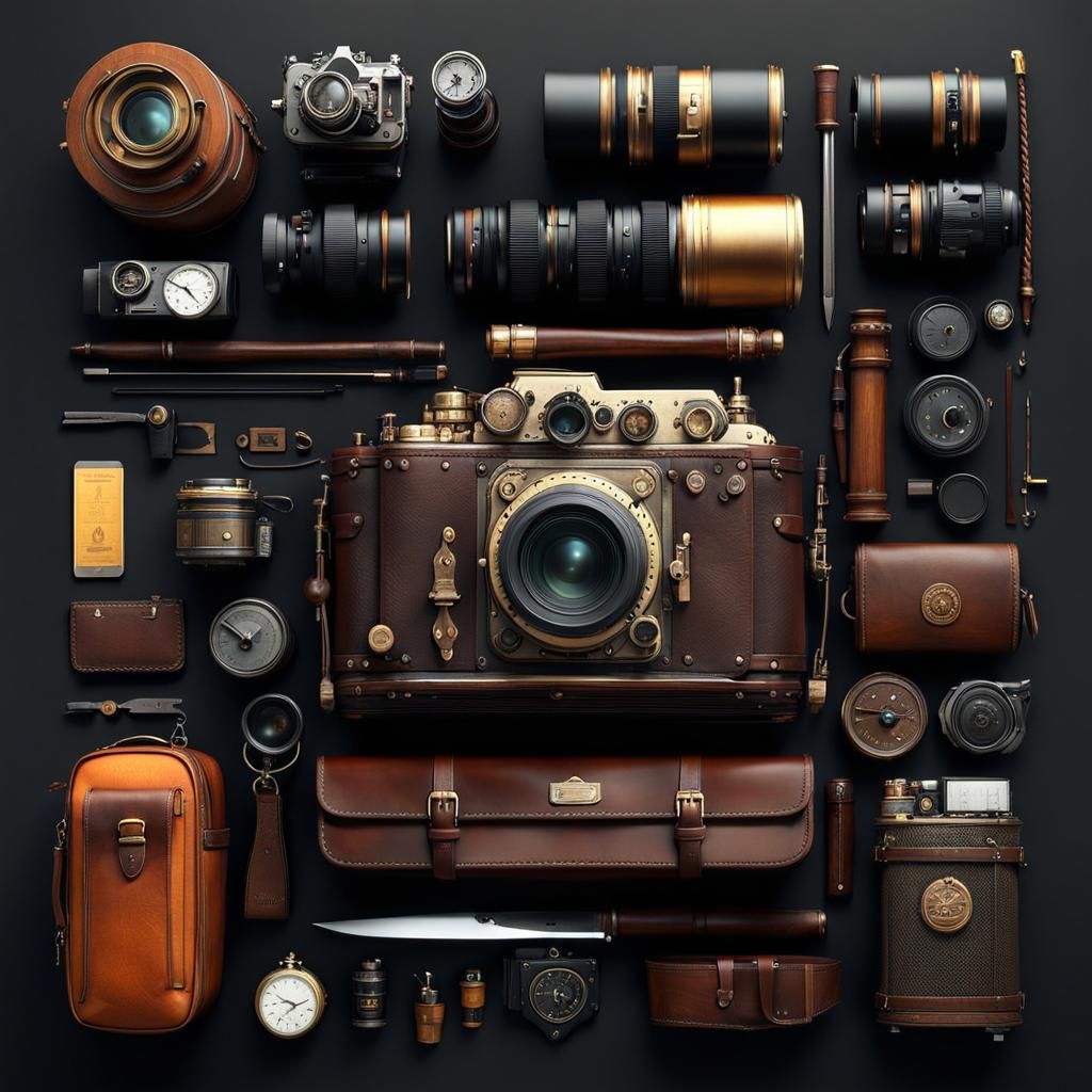 Tourist Knolling Display in Detailed 3D Rendering